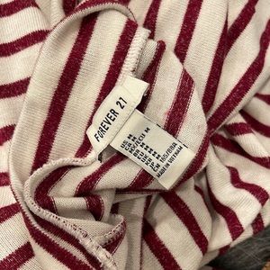 Forever 21 Size M striped turtleneck sweater